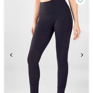 Fabletics Black cashel foldover leggings